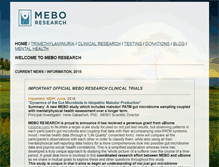 Tablet Screenshot of meboresearch.org